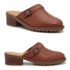 Crown Vintage Vivo clog in brown leather Size 8